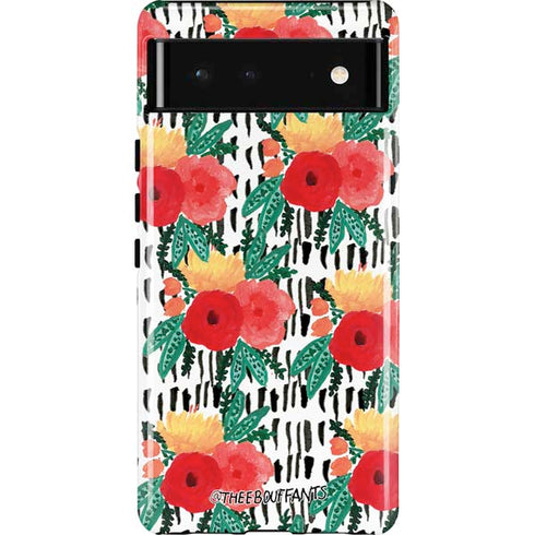 Bouffants and Broken Hearts Bouquets Print 3 Pixel Cases